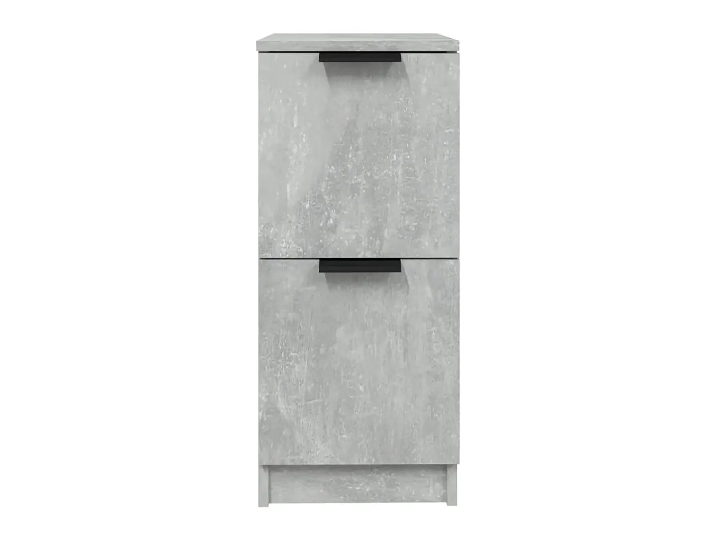 Aparador de madera contrachapada gris hormigón 30x30x70 cm ES50461