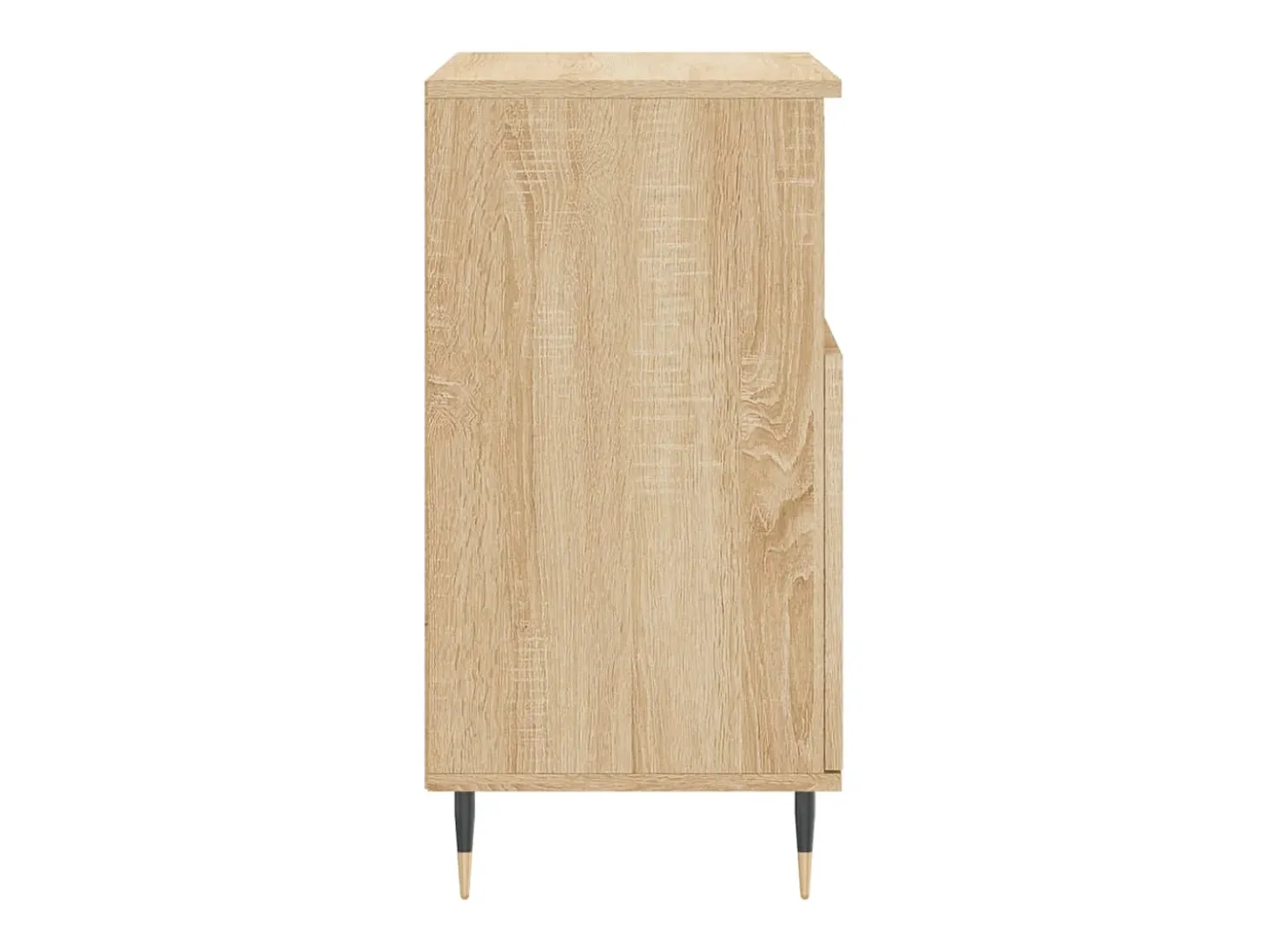 Aparador de madera contrachapada roble Sonoma 60x35x70 cm