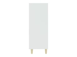 Aparador de madera contrachapada blanco 69,5x32,5x90 cm