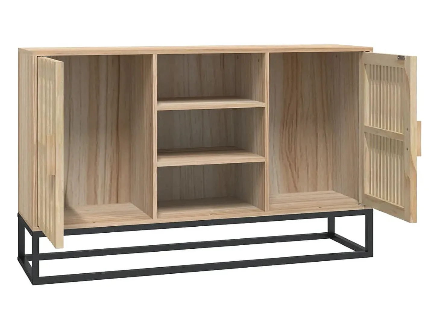 Aparador de madera contrachapada 105x30x65 cm