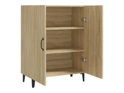 Aparador de madera contrachapada roble Sonoma 70x34x90 cm