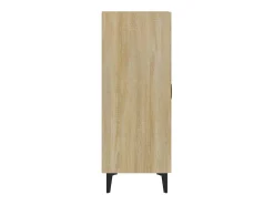 Aparador de madera contrachapada roble Sonoma 70x34x90 cm