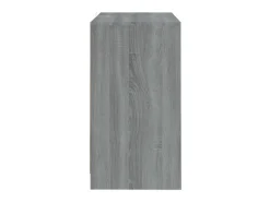 Aparador de madera contrachapada gris Sonoma 70x41x75 cm ES93784