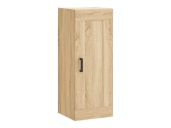 Aparador de madera contrachapada roble Sonoma 34,5x34x180 cm