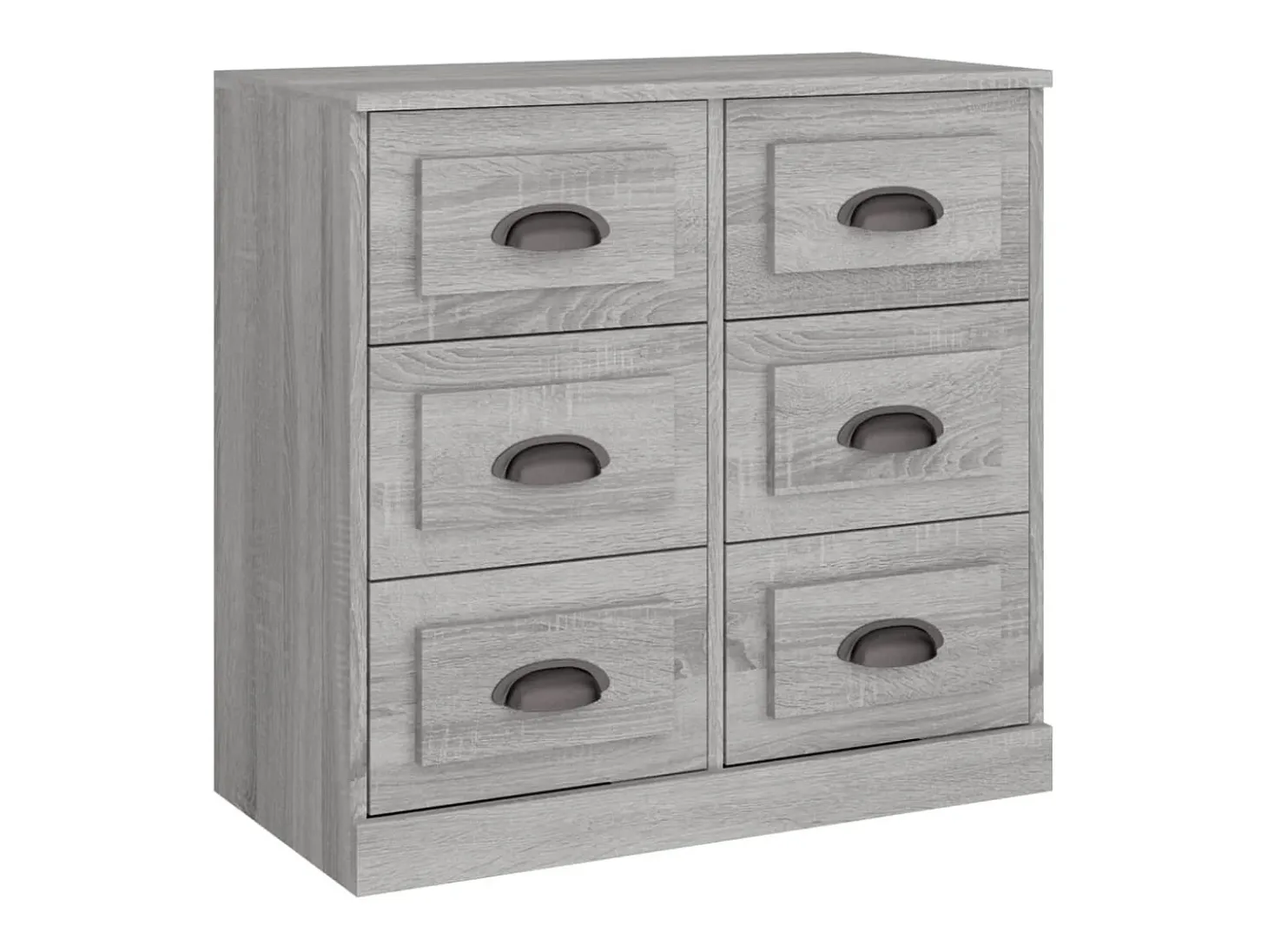 Aparador de madera contrachapada gris Sonoma 70x35,5x67,5 cm ES65228