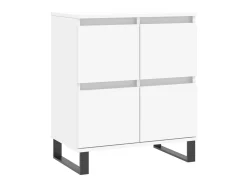Aparador de madera contrachapada blanco 60x35x70 cm ES19906