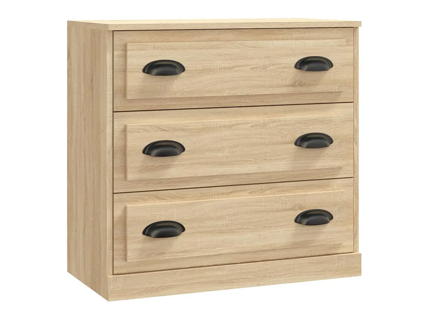 Aparador de madera contrachapada roble Sonoma 70x35,5x67,5 cm ES38929