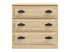 Aparador de madera contrachapada roble Sonoma 70x35,5x67,5 cm ES38929