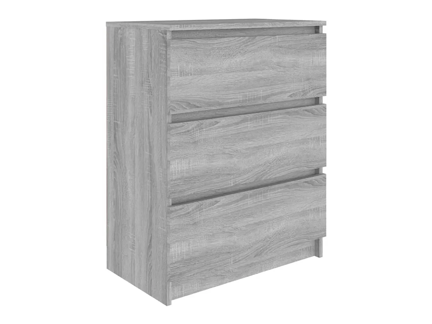 Aparador de madera contrachapada gris Sonoma 60x35x76 cm ES29025