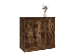 Aparador de madera contrachapada roble ahumado 70x35,5x67,5 cm ES89970