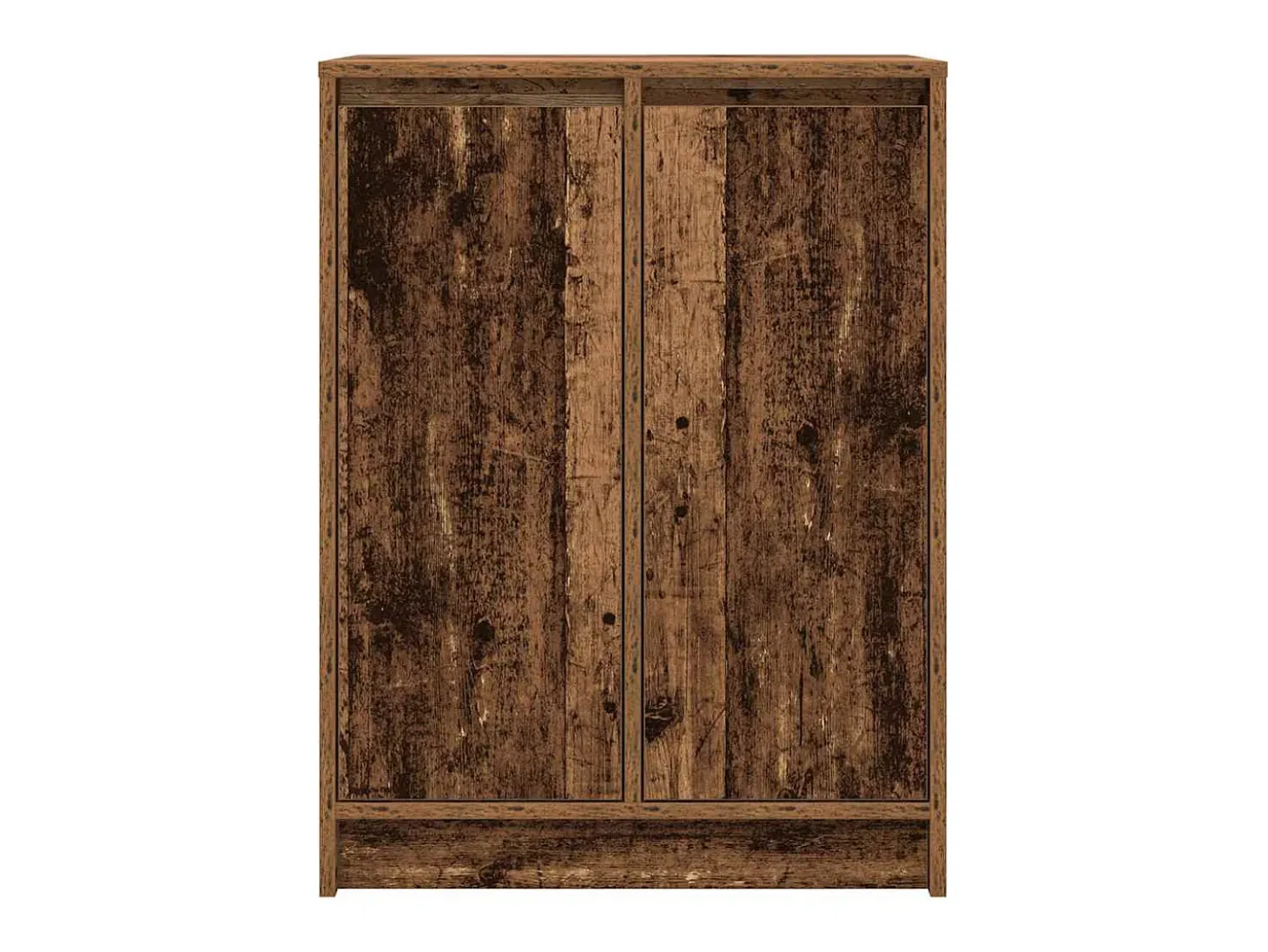 Aparador de madera contrachapada envejecida 57x34x76 cm