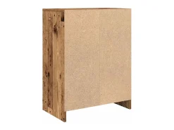 Aparador de madera contrachapada envejecida 57x34x76 cm
