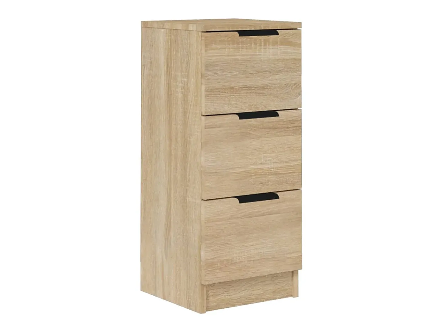 Aparador de madera contrachapada roble Sonoma 30x30x70 cm