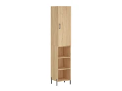 Aparador de madera contrachapada roble Sonoma 34,5x34x180 cm ES28728