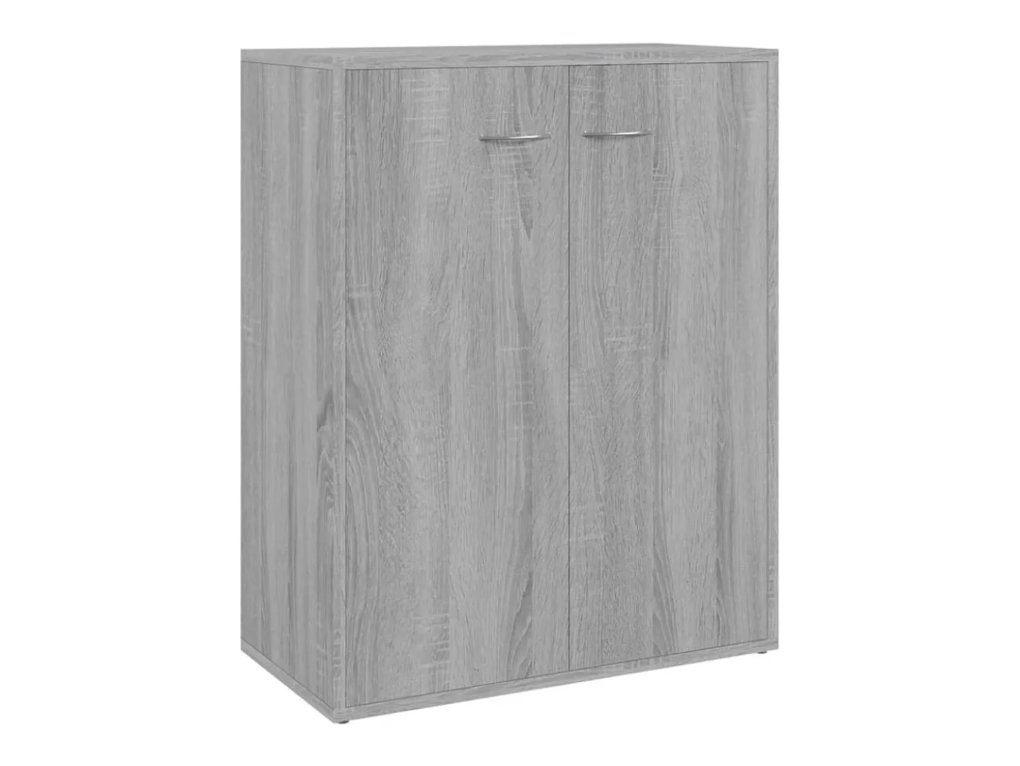 Aparador de madera contrachapada gris Sonoma 60x30x75 cm ES948434
