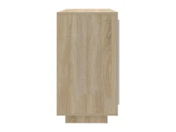 Aparador de madera contrachapada roble Sonoma 80x40x75 cm ES88335