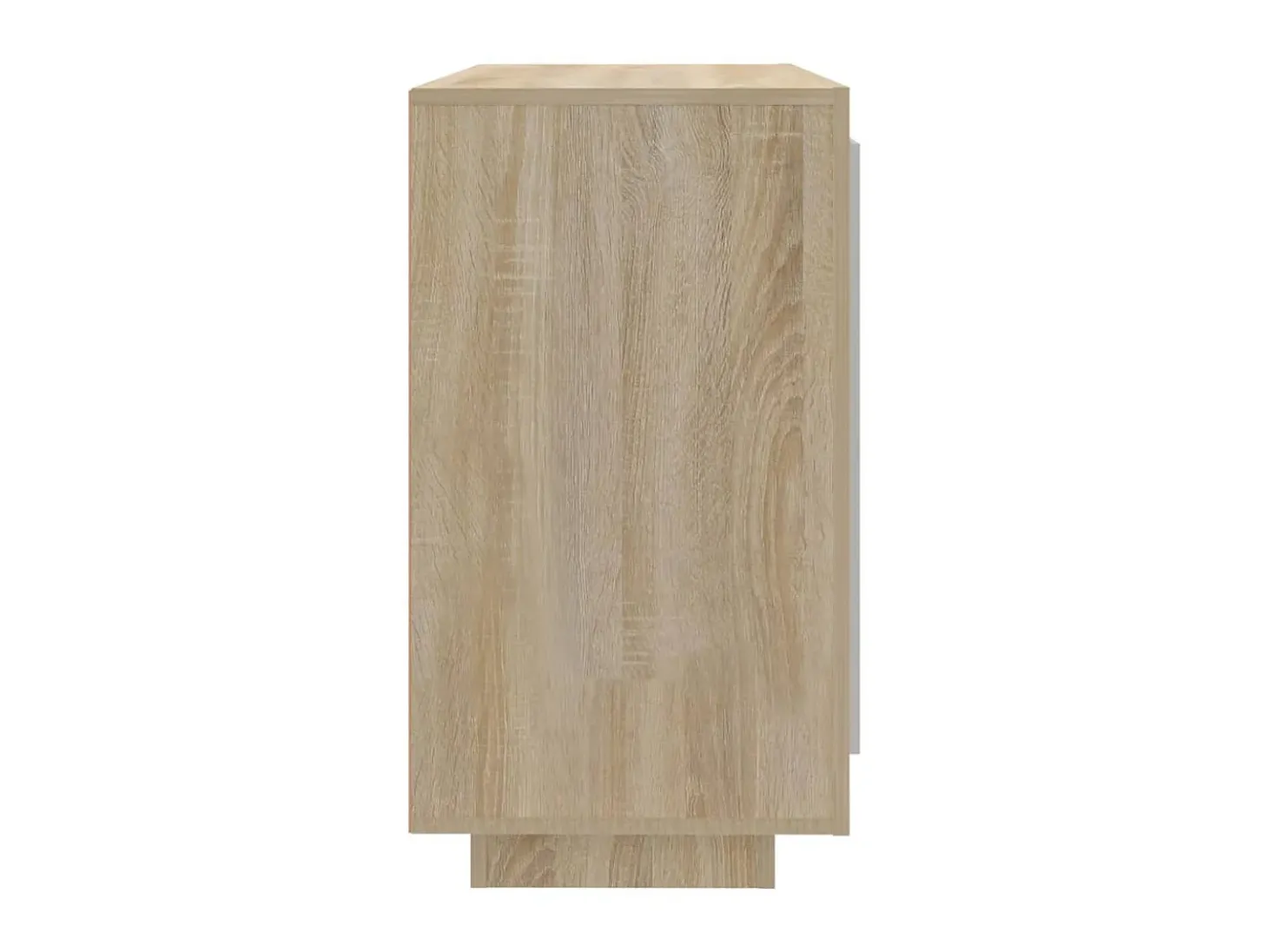 Aparador de madera contrachapada roble Sonoma 80x40x75 cm ES88335
