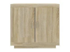 Aparador de madera contrachapada roble Sonoma 80x40x75 cm ES88335