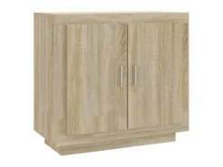 Aparador de madera contrachapada roble Sonoma 80x40x75 cm ES88335