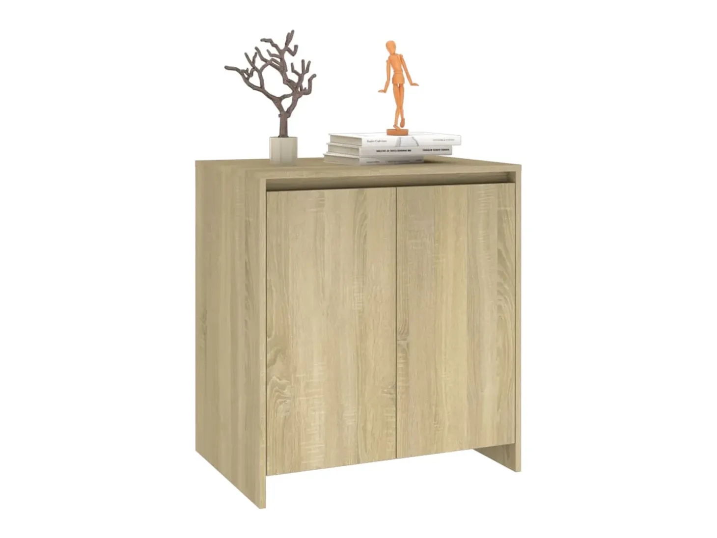 Aparador de madera contrachapada roble Sonoma 70x41x75 cm