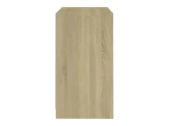 Aparador de madera contrachapada roble Sonoma 70x41x75 cm