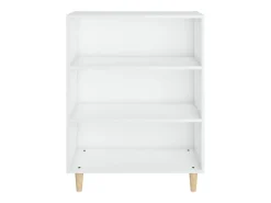 Aparador de madera contrachapada blanco 69,5x32,5x90 cm ES923461