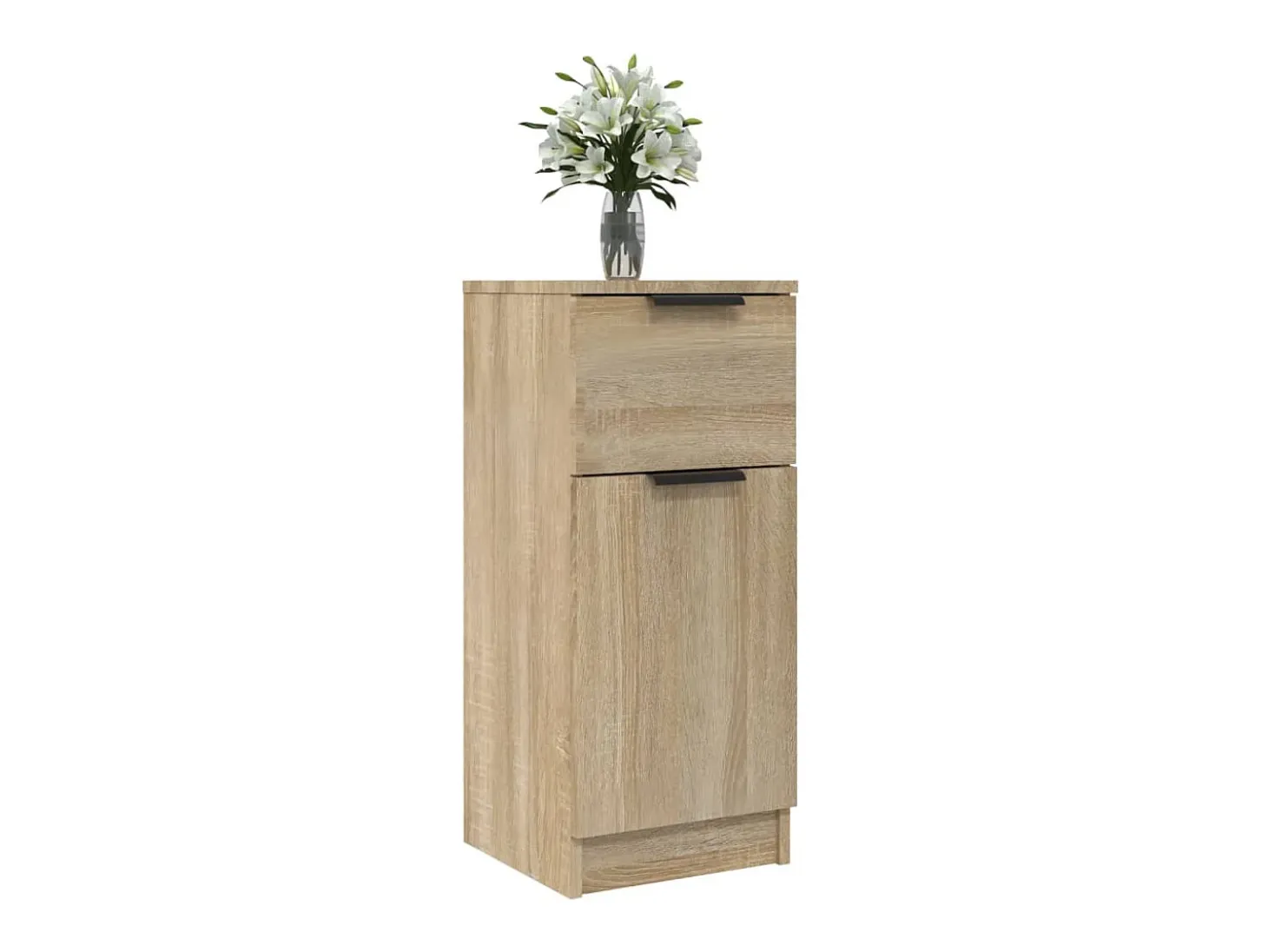 Aparador de madera contrachapada roble Sonoma 30x30x70 cm ES21904