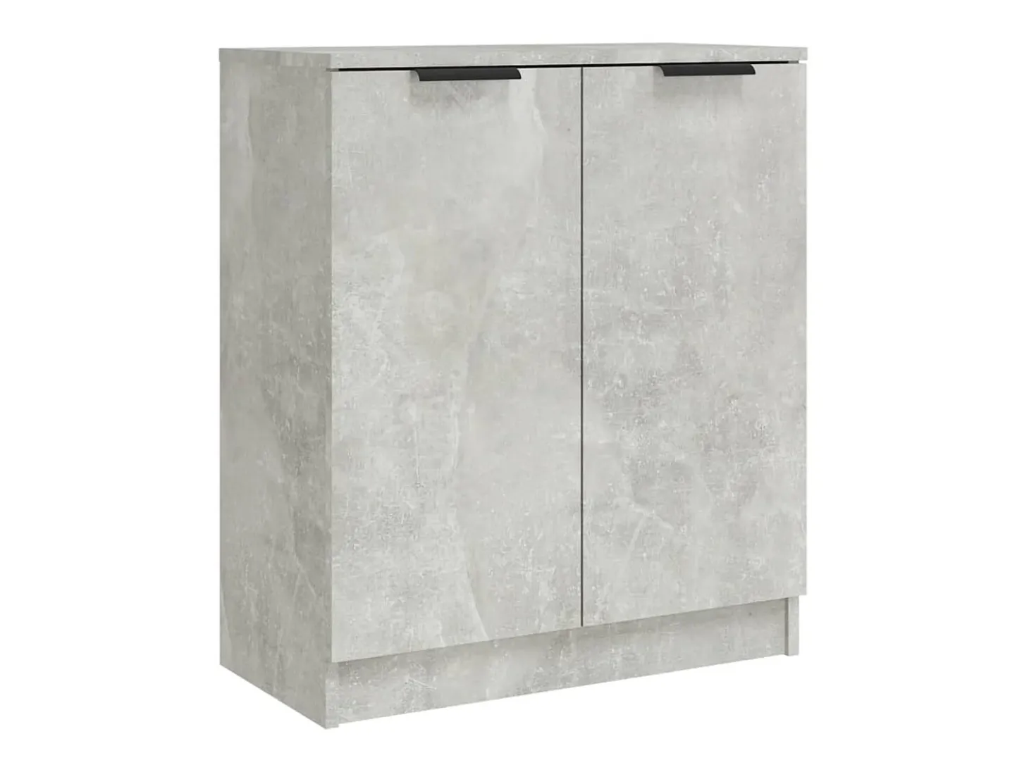 Aparador de madera contrachapada gris hormigón 60x30x70 cm ES60776