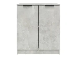 Aparador de madera contrachapada gris hormigón 60x30x70 cm ES60776