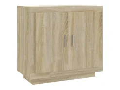 Aparador de madera contrachapada roble Sonoma 80x40x75 cm