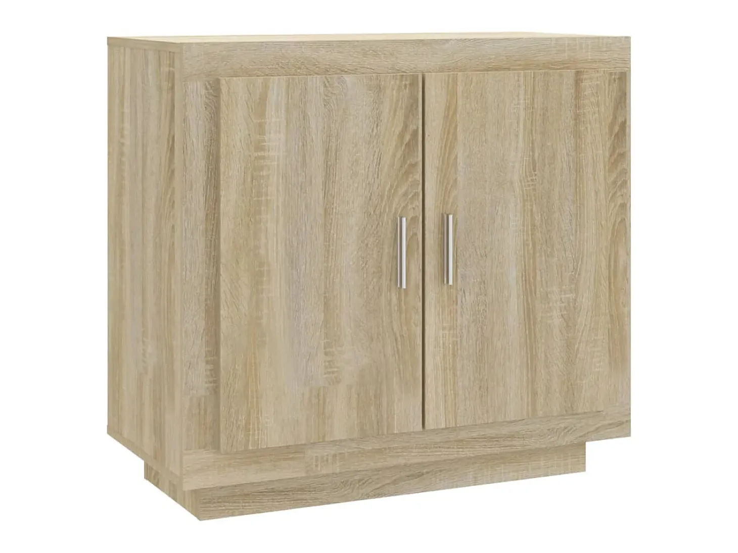Aparador de madera contrachapada roble Sonoma 80x40x75 cm