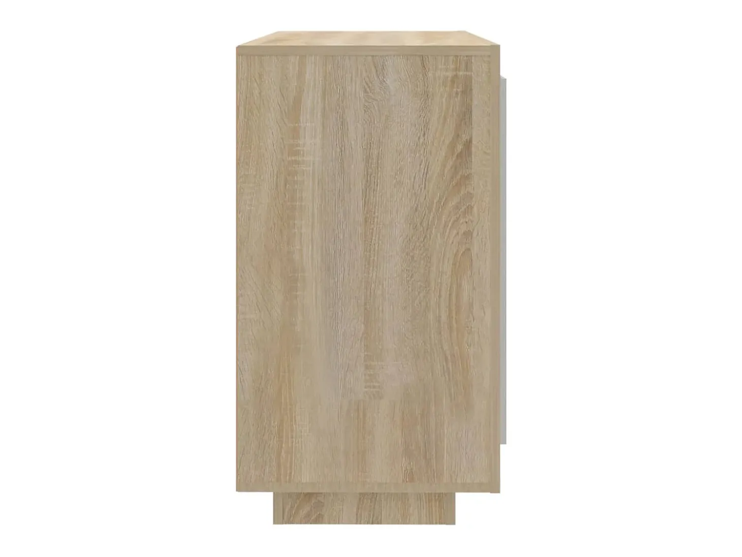 Aparador de madera contrachapada roble Sonoma 80x40x75 cm
