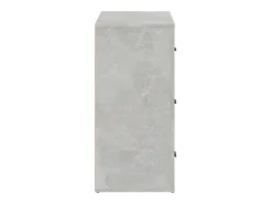 Aparador de madera contrachapada gris hormigón 80x33x70 cm ES879319