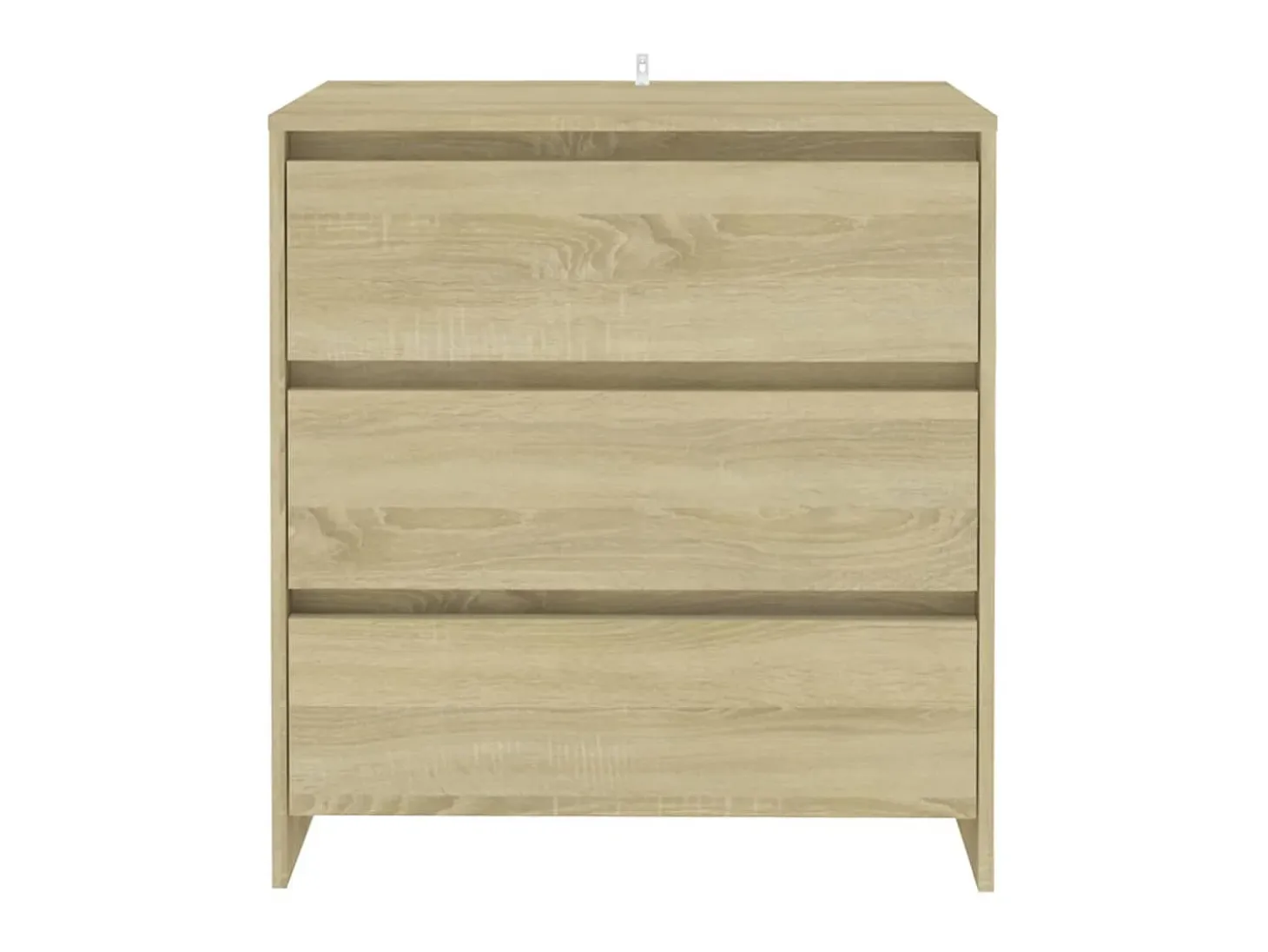 Aparador de madera contrachapada roble Sonoma 70x41x75 cm ES21556