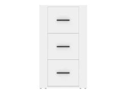 Aparador de madera contrachapada blanco 40x33x70 cm ES21841