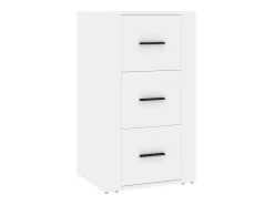 Aparador de madera contrachapada blanco 40x33x70 cm ES21841