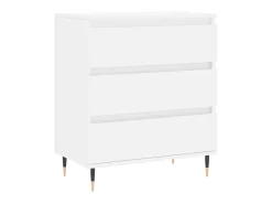 Aparador de madera contrachapada blanco 60x35x70 cm ES38449