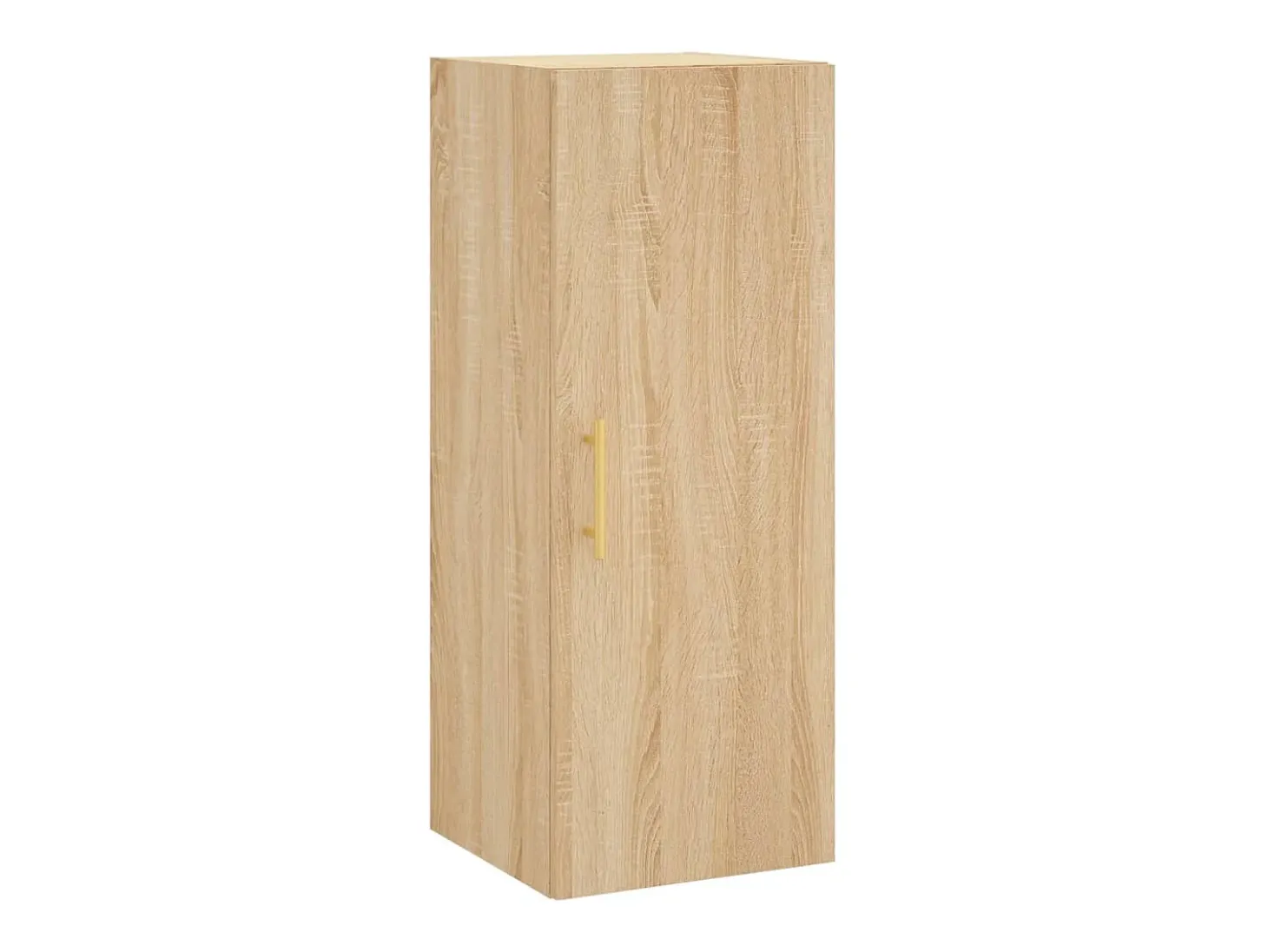 Aparador de madera contrachapada roble Sonoma 34,5x34x180 cm