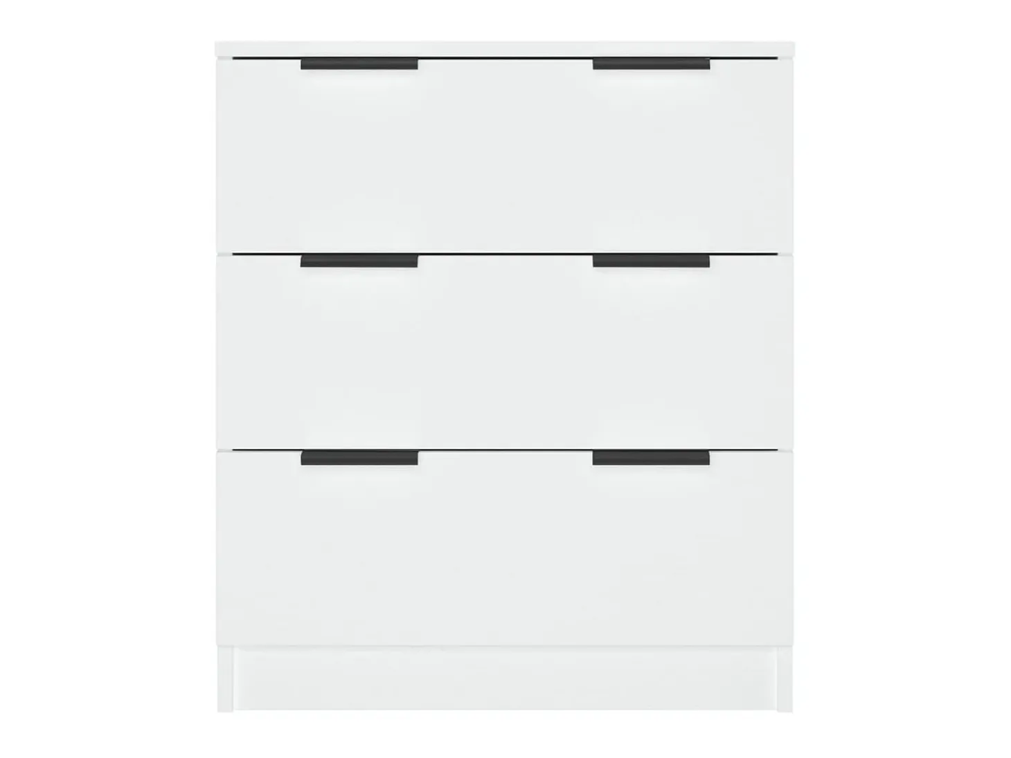 Aparador de madera contrachapada blanco 60x30x70 cm ES29080