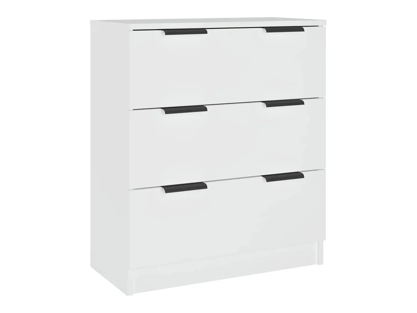 Aparador de madera contrachapada blanco 60x30x70 cm ES29080