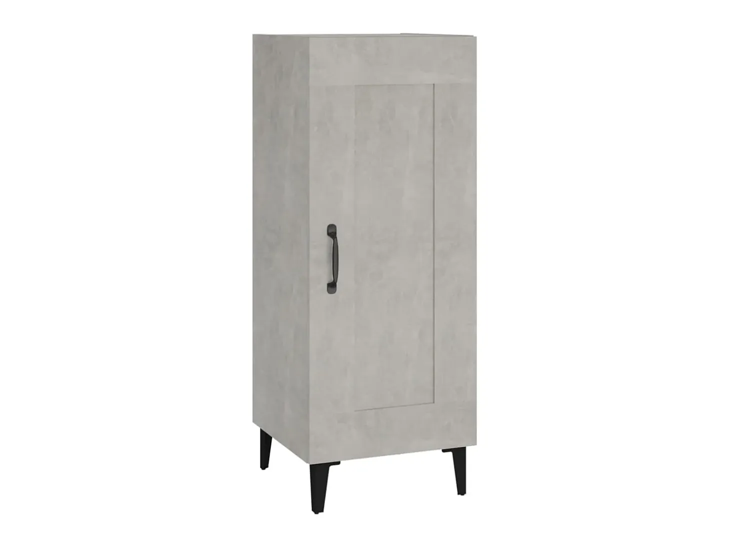 Aparador de madera contrachapada gris hormigón 34,5x34x90 cm ES31434