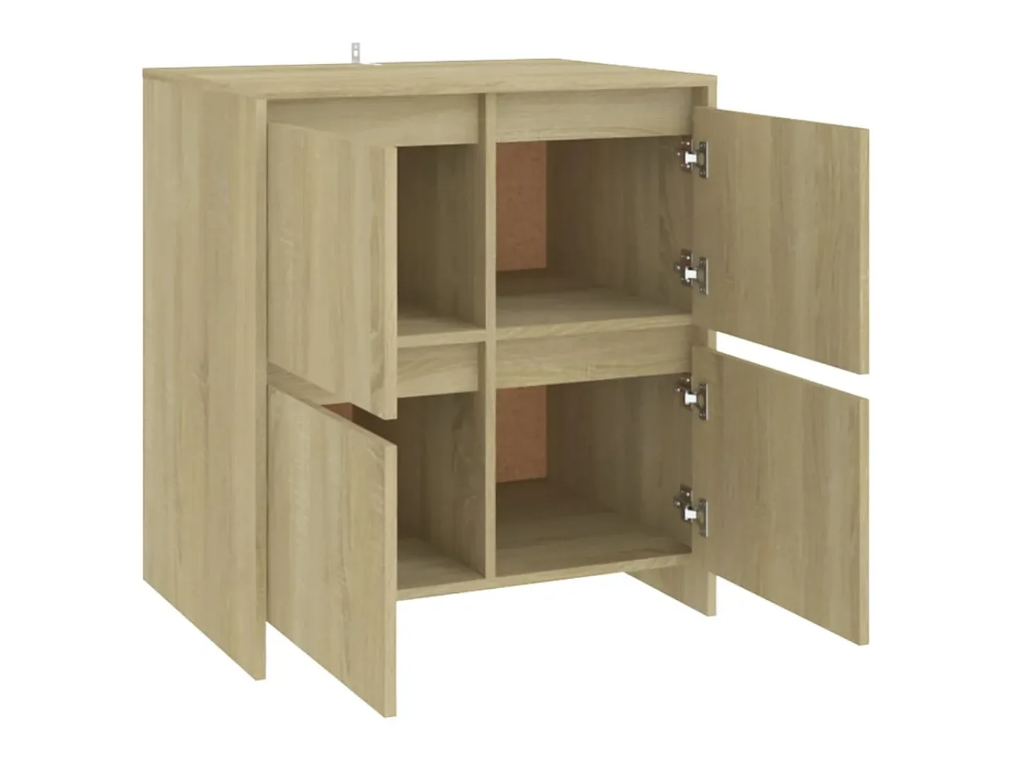 Aparador de madera contrachapada roble Sonoma 70x41x75 cm ES90232