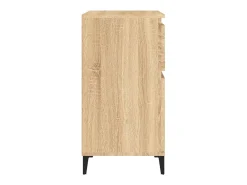 Aparador de madera contrachapada roble Sonoma 60x35x70 cm