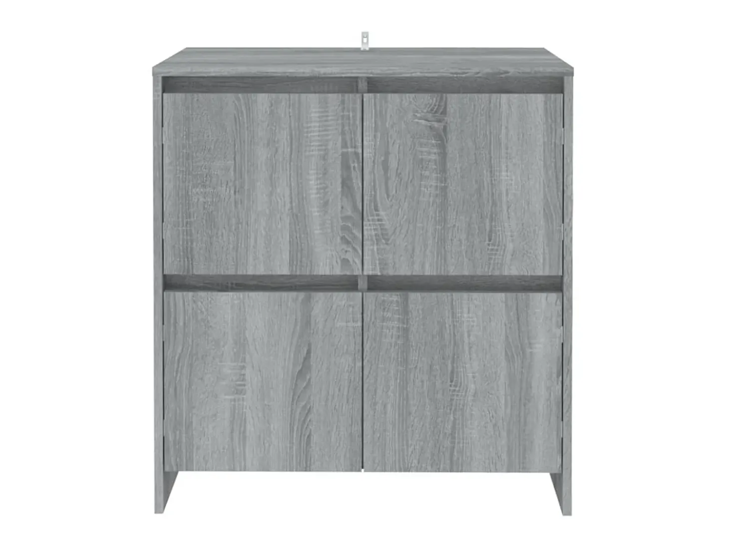 Aparador de madera contrachapada gris Sonoma 70x41x75 cm ES53491