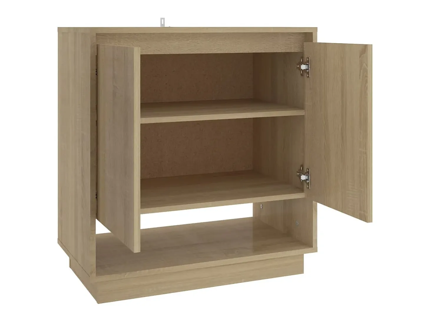 Aparador de madera contrachapada roble Sonoma 70x41x75 cm ES98924