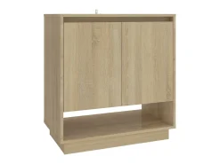 Aparador de madera contrachapada roble Sonoma 70x41x75 cm ES98924
