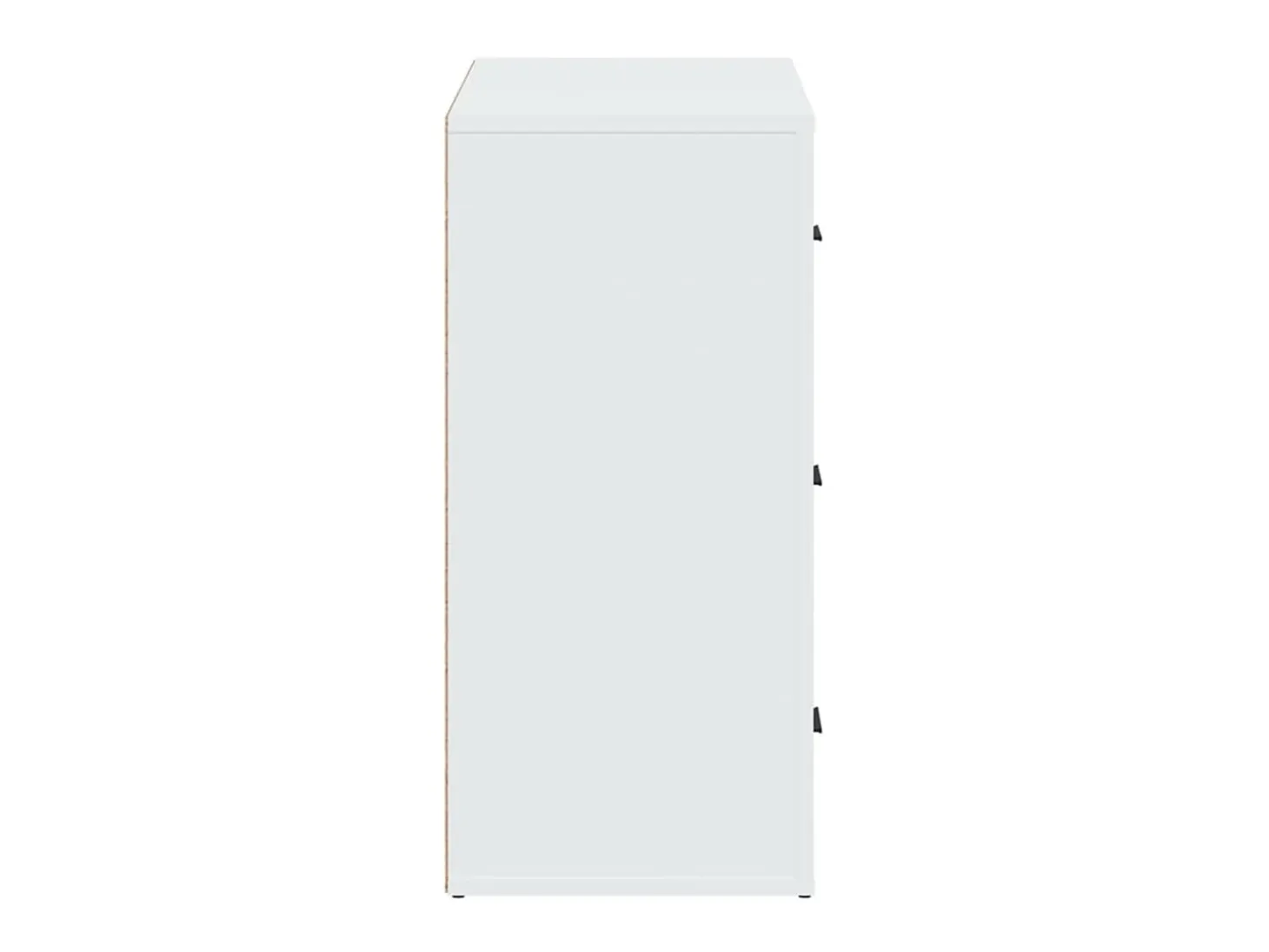 Aparador de madera contrachapada blanco 80x33x70 cm ES61268