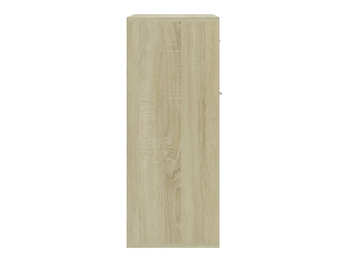 Aparador de madera contrachapada color roble Sonoma 60x30x75 cm