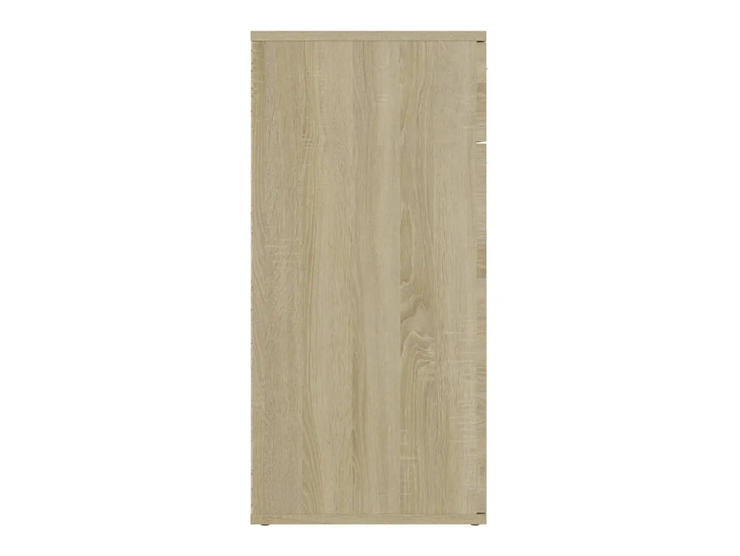 Aparador de madera contrachapada color roble Sonoma 80x36x75 cm