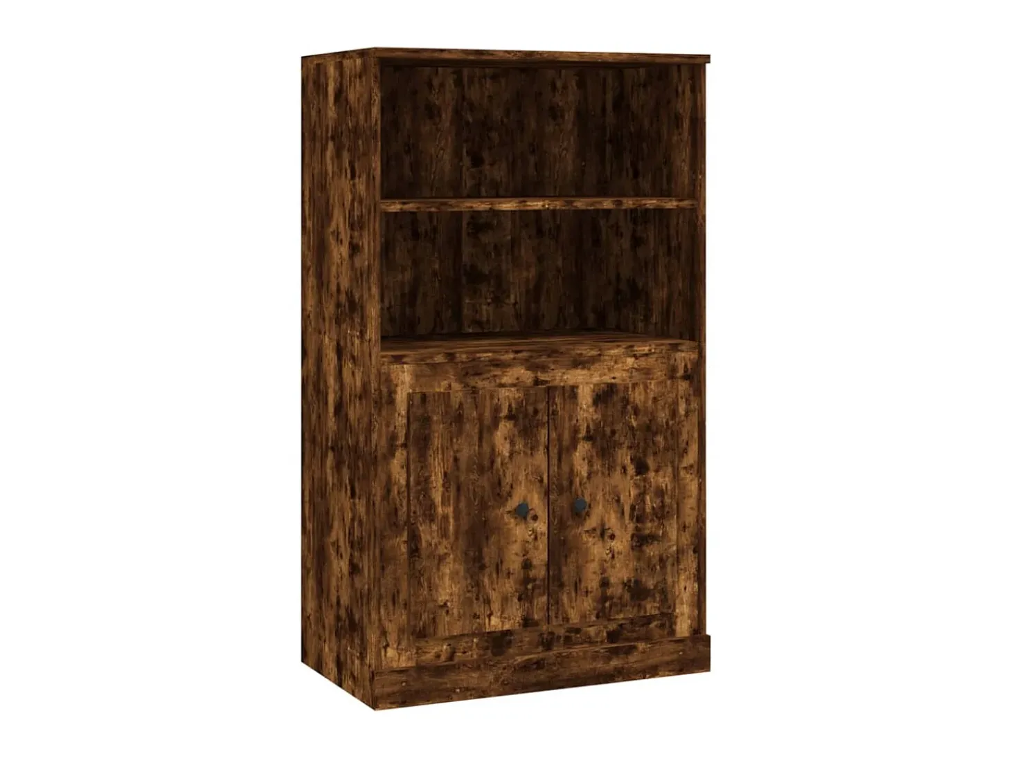 Aparador de madera contrachapada roble ahumado 60x35,5x103,5 cm ES20945